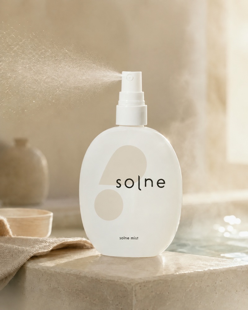 細かな霧がふわりと広がるsolne mist
